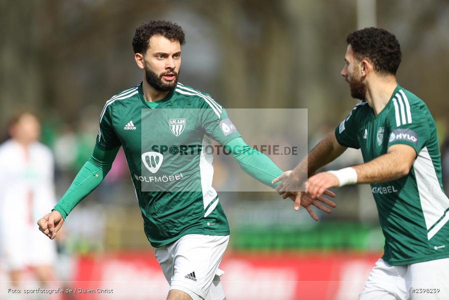 sport, action, Willy-Sachs-Stadion, Schweinfurt, Regionalliga Bayern, März 2024, Fussball, FCS, FCA, FC Augsburg II, BFV, 25. Spieltag, 16.03.2024, 1. FC Schweinfurt 1905 - Bild-ID: 2398239