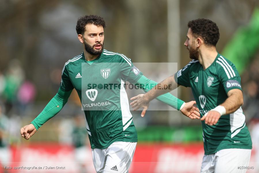 sport, action, Willy-Sachs-Stadion, Schweinfurt, Regionalliga Bayern, März 2024, Fussball, FCS, FCA, FC Augsburg II, BFV, 25. Spieltag, 16.03.2024, 1. FC Schweinfurt 1905 - Bild-ID: 2398240