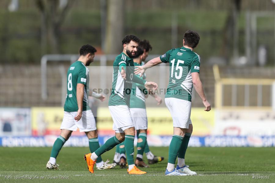 sport, action, Willy-Sachs-Stadion, Schweinfurt, Regionalliga Bayern, März 2024, Fussball, FCS, FCA, FC Augsburg II, BFV, 25. Spieltag, 16.03.2024, 1. FC Schweinfurt 1905 - Bild-ID: 2398252