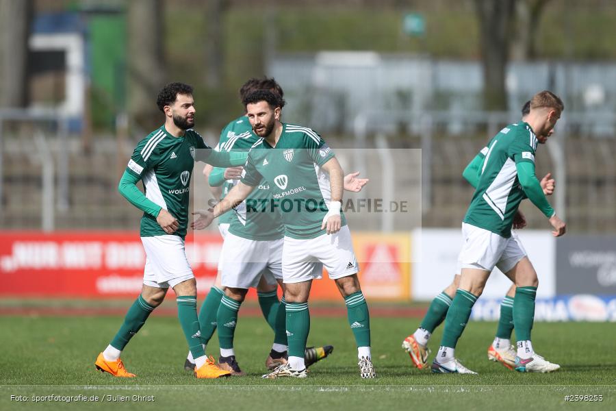 sport, action, Willy-Sachs-Stadion, Schweinfurt, Regionalliga Bayern, März 2024, Fussball, FCS, FCA, FC Augsburg II, BFV, 25. Spieltag, 16.03.2024, 1. FC Schweinfurt 1905 - Bild-ID: 2398253