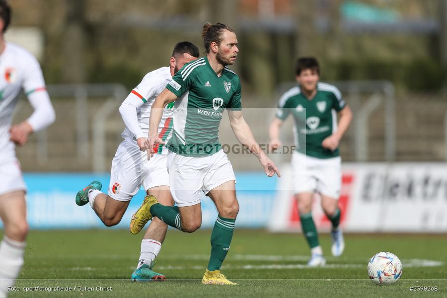 sport, action, Willy-Sachs-Stadion, Schweinfurt, Regionalliga Bayern, März 2024, Fussball, FCS, FCA, FC Augsburg II, BFV, 25. Spieltag, 16.03.2024, 1. FC Schweinfurt 1905 - Bild-ID: 2398268