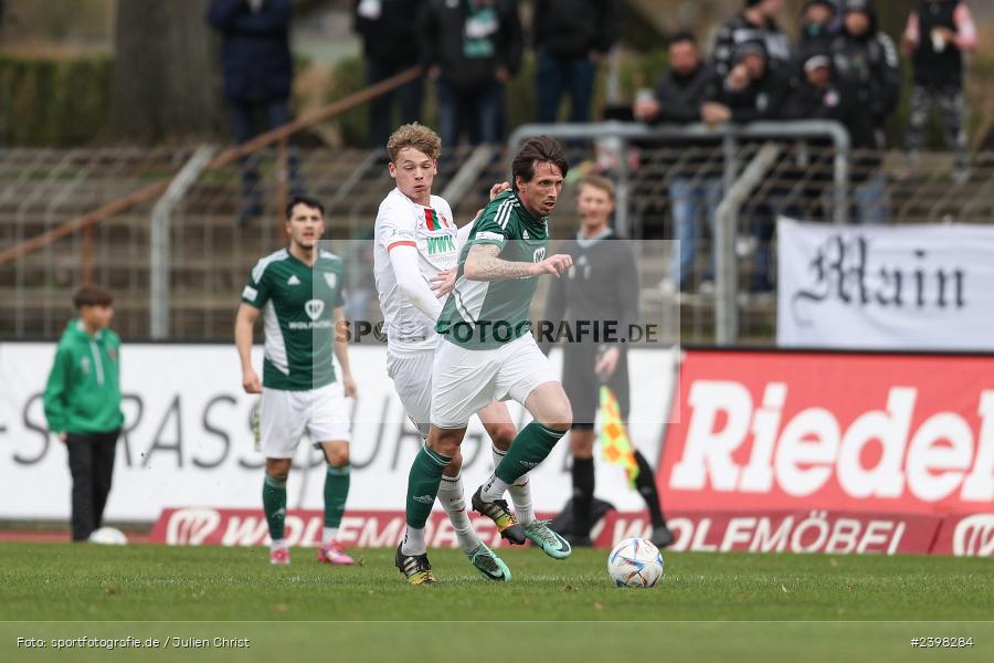 sport, action, Willy-Sachs-Stadion, Schweinfurt, Regionalliga Bayern, März 2024, Fussball, FCS, FCA, FC Augsburg II, BFV, 25. Spieltag, 16.03.2024, 1. FC Schweinfurt 1905 - Bild-ID: 2398284