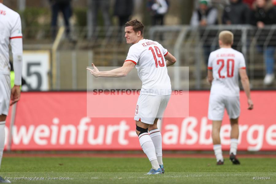 sport, action, Willy-Sachs-Stadion, Schweinfurt, Regionalliga Bayern, März 2024, Fussball, FCS, FCA, FC Augsburg II, BFV, 25. Spieltag, 16.03.2024, 1. FC Schweinfurt 1905 - Bild-ID: 2398294