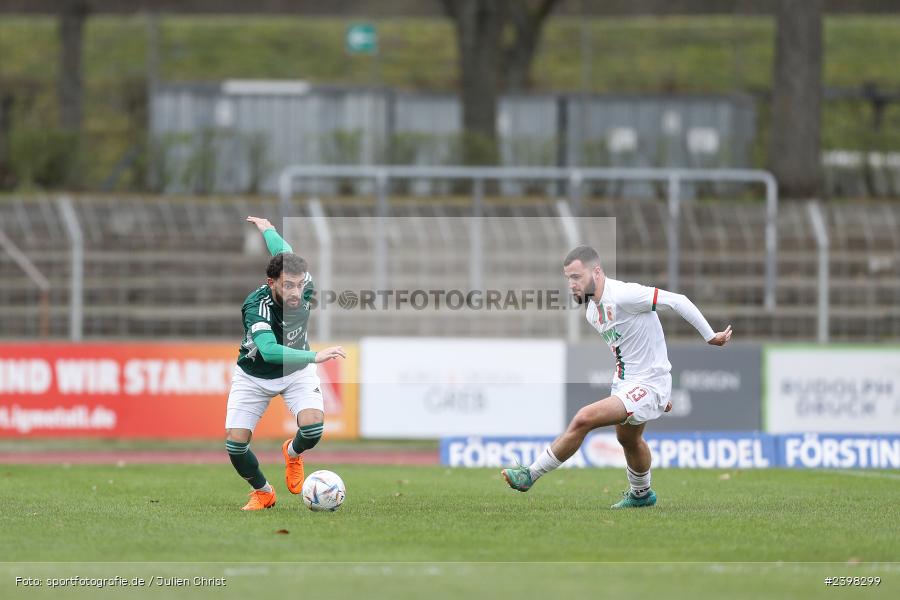 sport, action, Willy-Sachs-Stadion, Schweinfurt, Regionalliga Bayern, März 2024, Fussball, FCS, FCA, FC Augsburg II, BFV, 25. Spieltag, 16.03.2024, 1. FC Schweinfurt 1905 - Bild-ID: 2398299