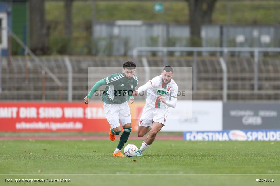sport, action, Willy-Sachs-Stadion, Schweinfurt, Regionalliga Bayern, März 2024, Fussball, FCS, FCA, FC Augsburg II, BFV, 25. Spieltag, 16.03.2024, 1. FC Schweinfurt 1905 - Bild-ID: 2398300