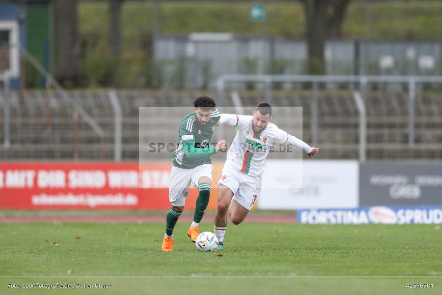 sport, action, Willy-Sachs-Stadion, Schweinfurt, Regionalliga Bayern, März 2024, Fussball, FCS, FCA, FC Augsburg II, BFV, 25. Spieltag, 16.03.2024, 1. FC Schweinfurt 1905 - Bild-ID: 2398301