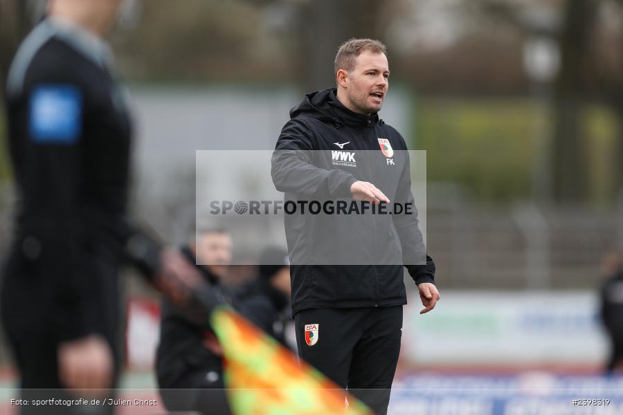 sport, action, Willy-Sachs-Stadion, Schweinfurt, Regionalliga Bayern, März 2024, Fussball, FCS, FCA, FC Augsburg II, BFV, 25. Spieltag, 16.03.2024, 1. FC Schweinfurt 1905 - Bild-ID: 2398319