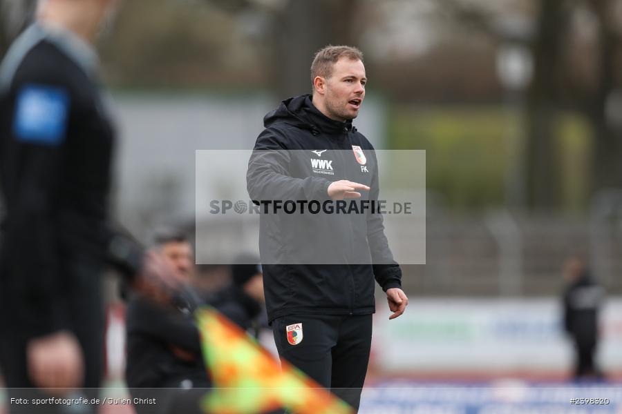 sport, action, Willy-Sachs-Stadion, Schweinfurt, Regionalliga Bayern, März 2024, Fussball, FCS, FCA, FC Augsburg II, BFV, 25. Spieltag, 16.03.2024, 1. FC Schweinfurt 1905 - Bild-ID: 2398320
