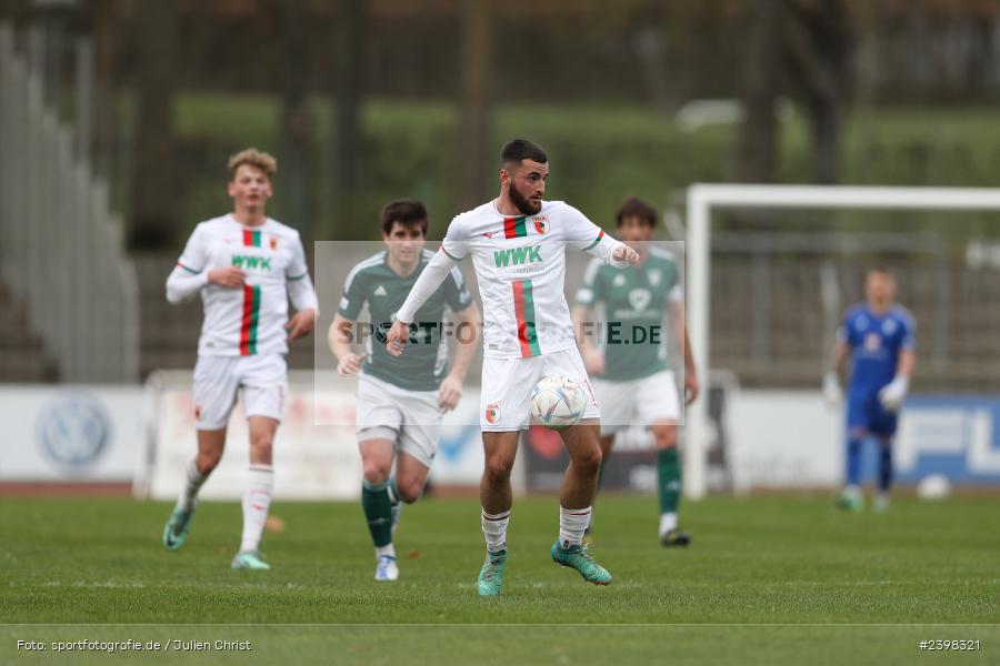 sport, action, Willy-Sachs-Stadion, Schweinfurt, Regionalliga Bayern, März 2024, Fussball, FCS, FCA, FC Augsburg II, BFV, 25. Spieltag, 16.03.2024, 1. FC Schweinfurt 1905 - Bild-ID: 2398321