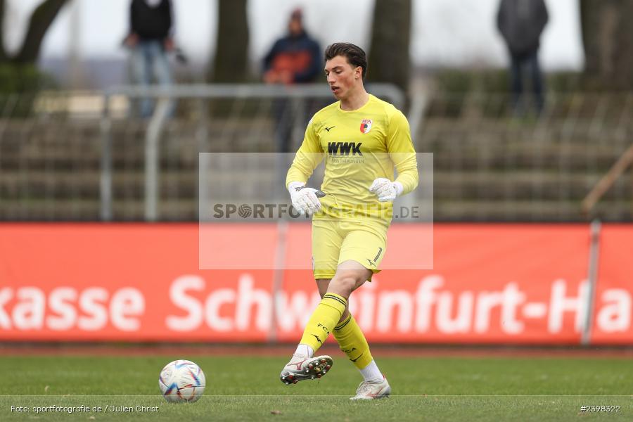 sport, action, Willy-Sachs-Stadion, Schweinfurt, Regionalliga Bayern, März 2024, Fussball, FCS, FCA, FC Augsburg II, BFV, 25. Spieltag, 16.03.2024, 1. FC Schweinfurt 1905 - Bild-ID: 2398322