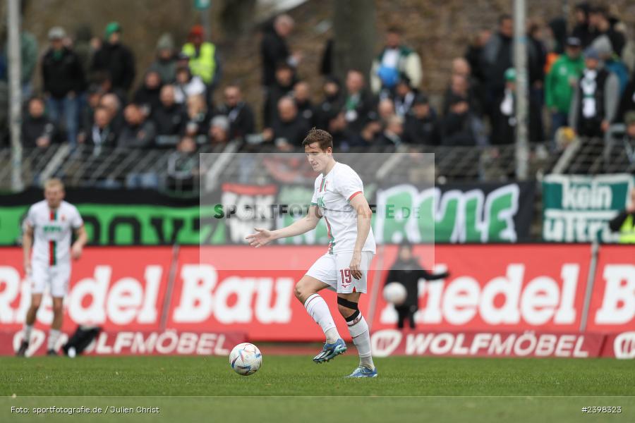 sport, action, Willy-Sachs-Stadion, Schweinfurt, Regionalliga Bayern, März 2024, Fussball, FCS, FCA, FC Augsburg II, BFV, 25. Spieltag, 16.03.2024, 1. FC Schweinfurt 1905 - Bild-ID: 2398323