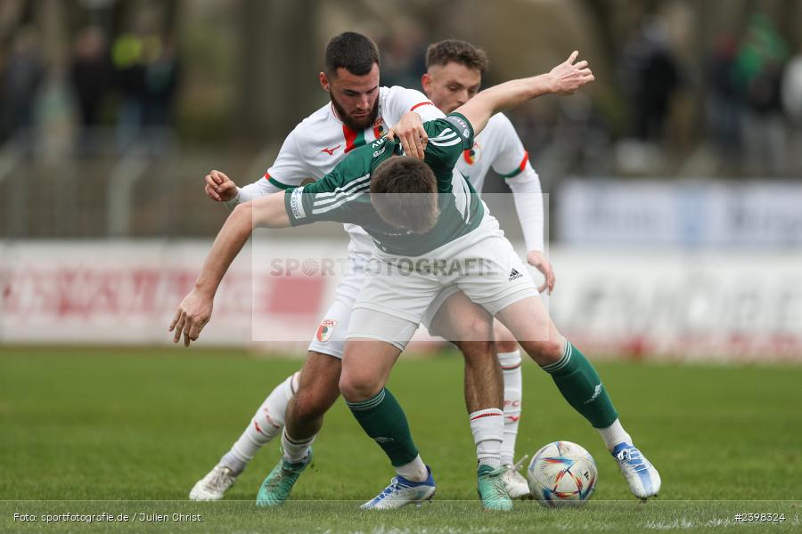 sport, action, Willy-Sachs-Stadion, Schweinfurt, Regionalliga Bayern, März 2024, Fussball, FCS, FCA, FC Augsburg II, BFV, 25. Spieltag, 16.03.2024, 1. FC Schweinfurt 1905 - Bild-ID: 2398324