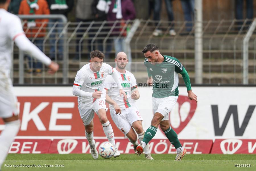 sport, action, Willy-Sachs-Stadion, Schweinfurt, Regionalliga Bayern, März 2024, Fussball, FCS, FCA, FC Augsburg II, BFV, 25. Spieltag, 16.03.2024, 1. FC Schweinfurt 1905 - Bild-ID: 2398328