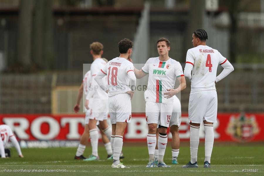 sport, action, Willy-Sachs-Stadion, Schweinfurt, Regionalliga Bayern, März 2024, Fussball, FCS, FCA, FC Augsburg II, BFV, 25. Spieltag, 16.03.2024, 1. FC Schweinfurt 1905 - Bild-ID: 2398337