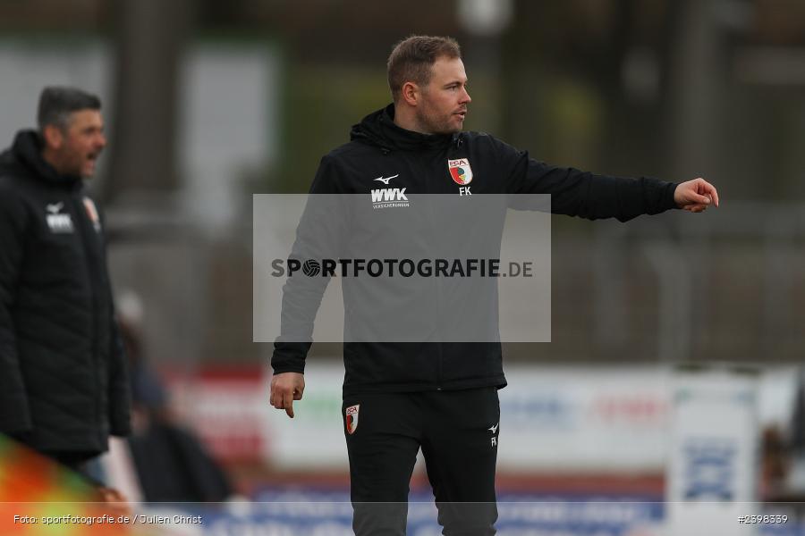 sport, action, Willy-Sachs-Stadion, Schweinfurt, Regionalliga Bayern, März 2024, Fussball, FCS, FCA, FC Augsburg II, BFV, 25. Spieltag, 16.03.2024, 1. FC Schweinfurt 1905 - Bild-ID: 2398339