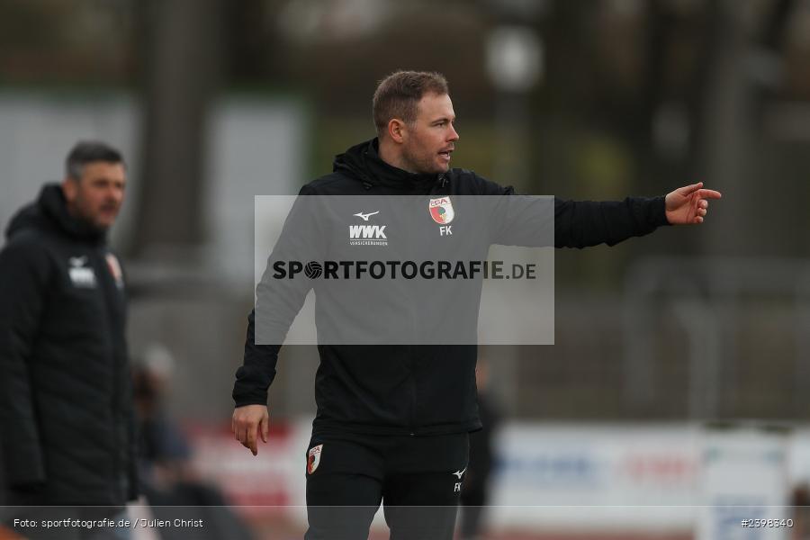 sport, action, Willy-Sachs-Stadion, Schweinfurt, Regionalliga Bayern, März 2024, Fussball, FCS, FCA, FC Augsburg II, BFV, 25. Spieltag, 16.03.2024, 1. FC Schweinfurt 1905 - Bild-ID: 2398340