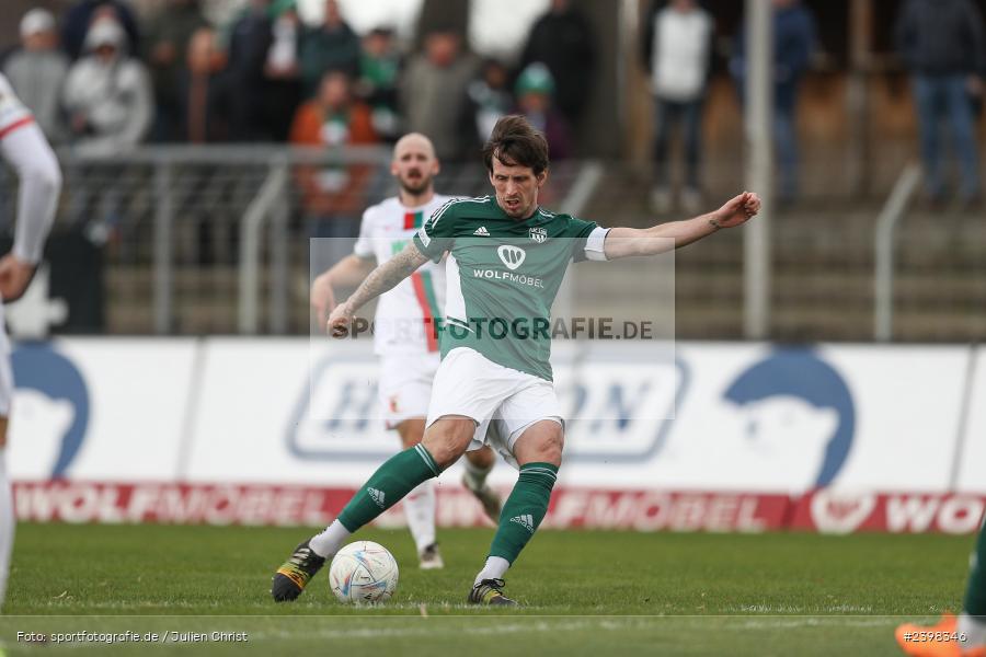 sport, action, Willy-Sachs-Stadion, Schweinfurt, Regionalliga Bayern, März 2024, Fussball, FCS, FCA, FC Augsburg II, BFV, 25. Spieltag, 16.03.2024, 1. FC Schweinfurt 1905 - Bild-ID: 2398346