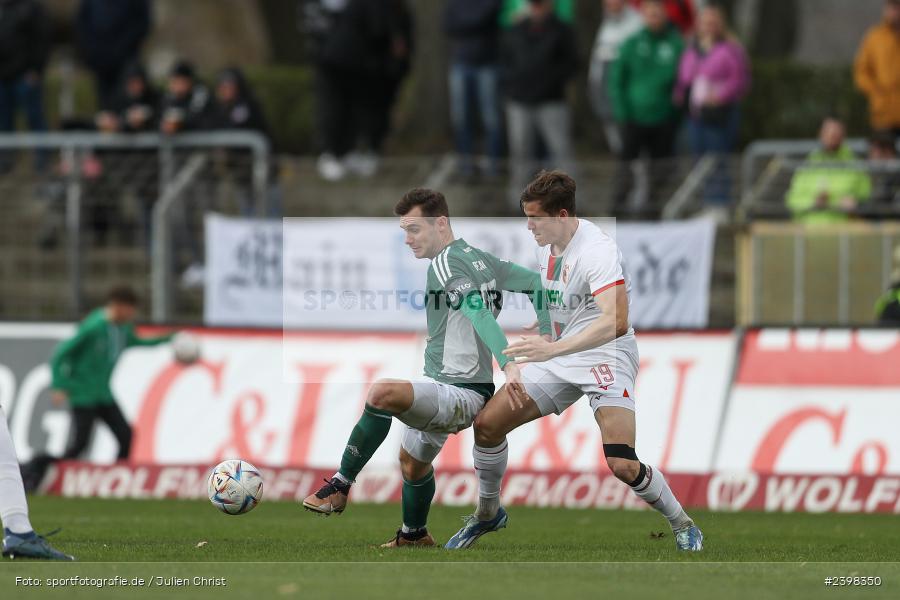 sport, action, Willy-Sachs-Stadion, Schweinfurt, Regionalliga Bayern, März 2024, Fussball, FCS, FCA, FC Augsburg II, BFV, 25. Spieltag, 16.03.2024, 1. FC Schweinfurt 1905 - Bild-ID: 2398350