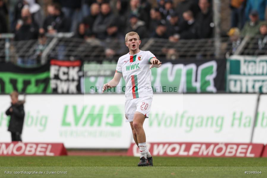 sport, action, Willy-Sachs-Stadion, Schweinfurt, Regionalliga Bayern, März 2024, Fussball, FCS, FCA, FC Augsburg II, BFV, 25. Spieltag, 16.03.2024, 1. FC Schweinfurt 1905 - Bild-ID: 2398364