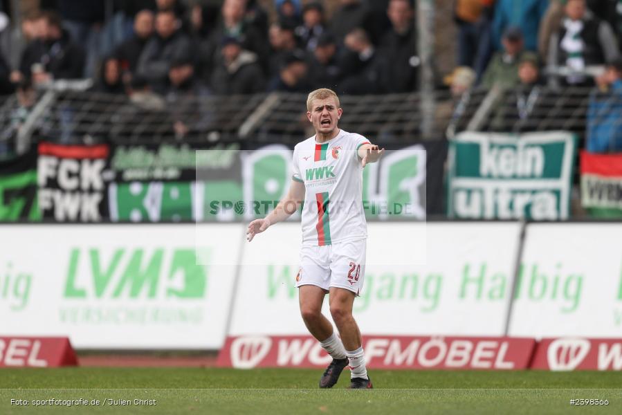 sport, action, Willy-Sachs-Stadion, Schweinfurt, Regionalliga Bayern, März 2024, Fussball, FCS, FCA, FC Augsburg II, BFV, 25. Spieltag, 16.03.2024, 1. FC Schweinfurt 1905 - Bild-ID: 2398366