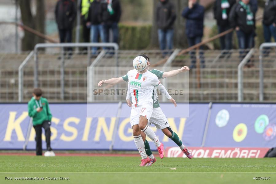 sport, action, Willy-Sachs-Stadion, Schweinfurt, Regionalliga Bayern, März 2024, Fussball, FCS, FCA, FC Augsburg II, BFV, 25. Spieltag, 16.03.2024, 1. FC Schweinfurt 1905 - Bild-ID: 2398367