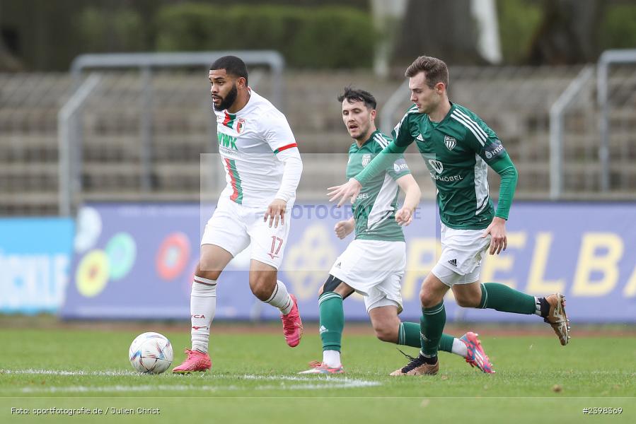 sport, action, Willy-Sachs-Stadion, Schweinfurt, Regionalliga Bayern, März 2024, Fussball, FCS, FCA, FC Augsburg II, BFV, 25. Spieltag, 16.03.2024, 1. FC Schweinfurt 1905 - Bild-ID: 2398369