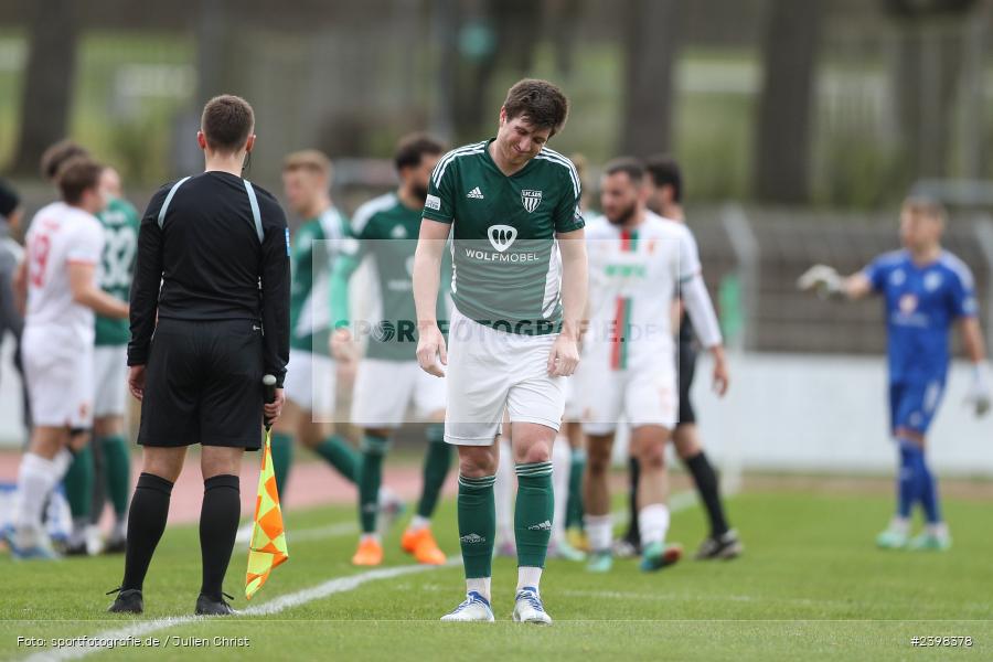 sport, action, Willy-Sachs-Stadion, Schweinfurt, Regionalliga Bayern, März 2024, Fussball, FCS, FCA, FC Augsburg II, BFV, 25. Spieltag, 16.03.2024, 1. FC Schweinfurt 1905 - Bild-ID: 2398378