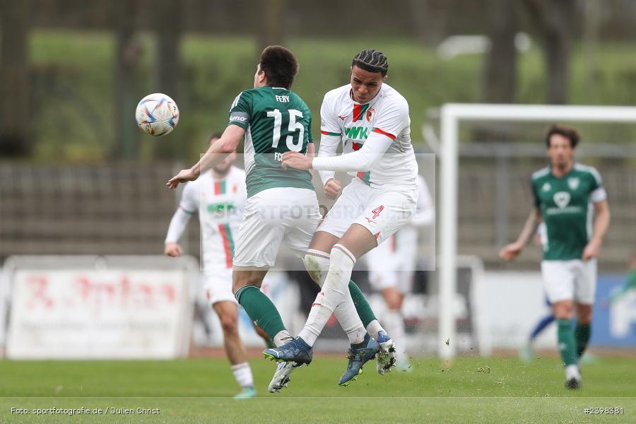 sport, action, Willy-Sachs-Stadion, Schweinfurt, Regionalliga Bayern, März 2024, Fussball, FCS, FCA, FC Augsburg II, BFV, 25. Spieltag, 16.03.2024, 1. FC Schweinfurt 1905 - Bild-ID: 2398381