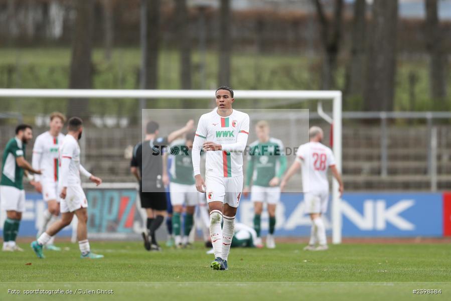 sport, action, Willy-Sachs-Stadion, Schweinfurt, Regionalliga Bayern, März 2024, Fussball, FCS, FCA, FC Augsburg II, BFV, 25. Spieltag, 16.03.2024, 1. FC Schweinfurt 1905 - Bild-ID: 2398384