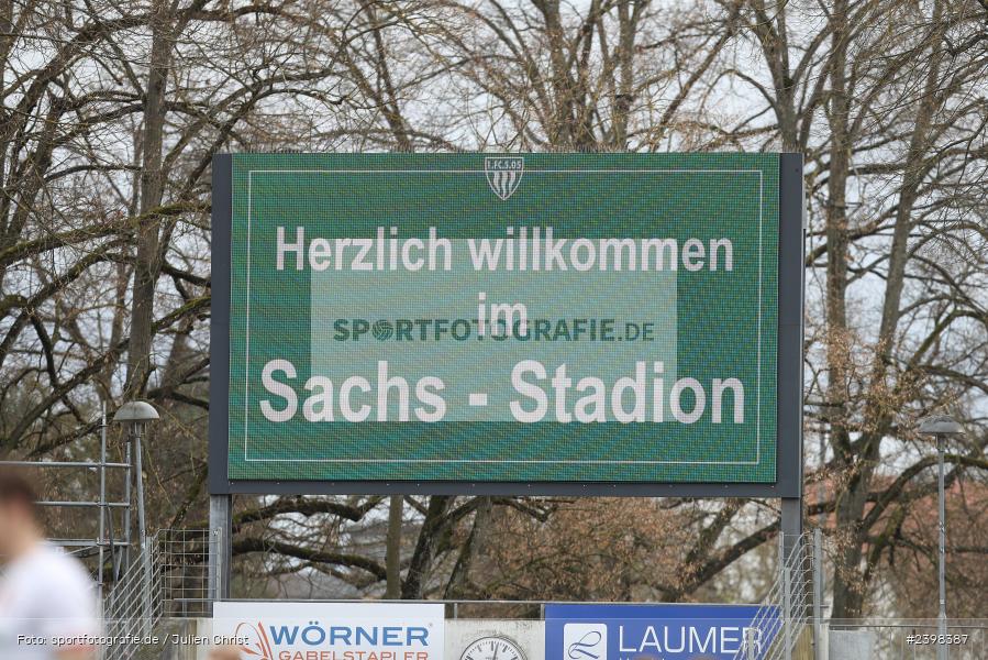 sport, action, Willy-Sachs-Stadion, Schweinfurt, Regionalliga Bayern, März 2024, Fussball, FCS, FCA, FC Augsburg II, BFV, 25. Spieltag, 16.03.2024, 1. FC Schweinfurt 1905 - Bild-ID: 2398387