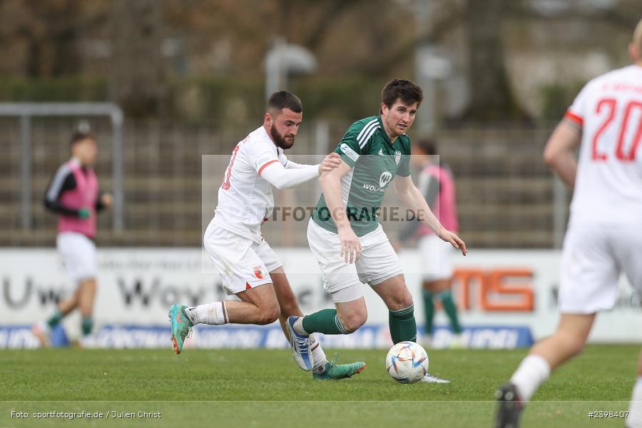 sport, action, Willy-Sachs-Stadion, Schweinfurt, Regionalliga Bayern, März 2024, Fussball, FCS, FCA, FC Augsburg II, BFV, 25. Spieltag, 16.03.2024, 1. FC Schweinfurt 1905 - Bild-ID: 2398407
