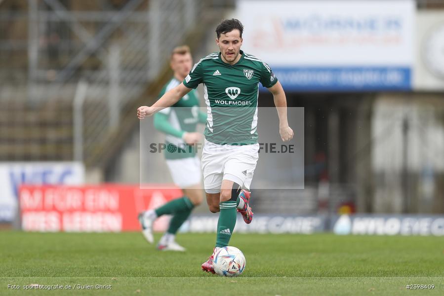 sport, action, Willy-Sachs-Stadion, Schweinfurt, Regionalliga Bayern, März 2024, Fussball, FCS, FCA, FC Augsburg II, BFV, 25. Spieltag, 16.03.2024, 1. FC Schweinfurt 1905 - Bild-ID: 2398409