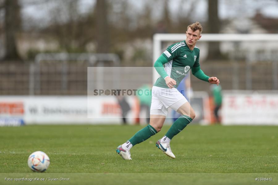 sport, action, Willy-Sachs-Stadion, Schweinfurt, Regionalliga Bayern, März 2024, Fussball, FCS, FCA, FC Augsburg II, BFV, 25. Spieltag, 16.03.2024, 1. FC Schweinfurt 1905 - Bild-ID: 2398412
