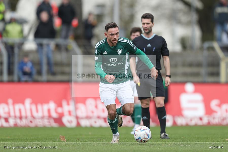 sport, action, Willy-Sachs-Stadion, Schweinfurt, Regionalliga Bayern, März 2024, Fussball, FCS, FCA, FC Augsburg II, BFV, 25. Spieltag, 16.03.2024, 1. FC Schweinfurt 1905 - Bild-ID: 2398419