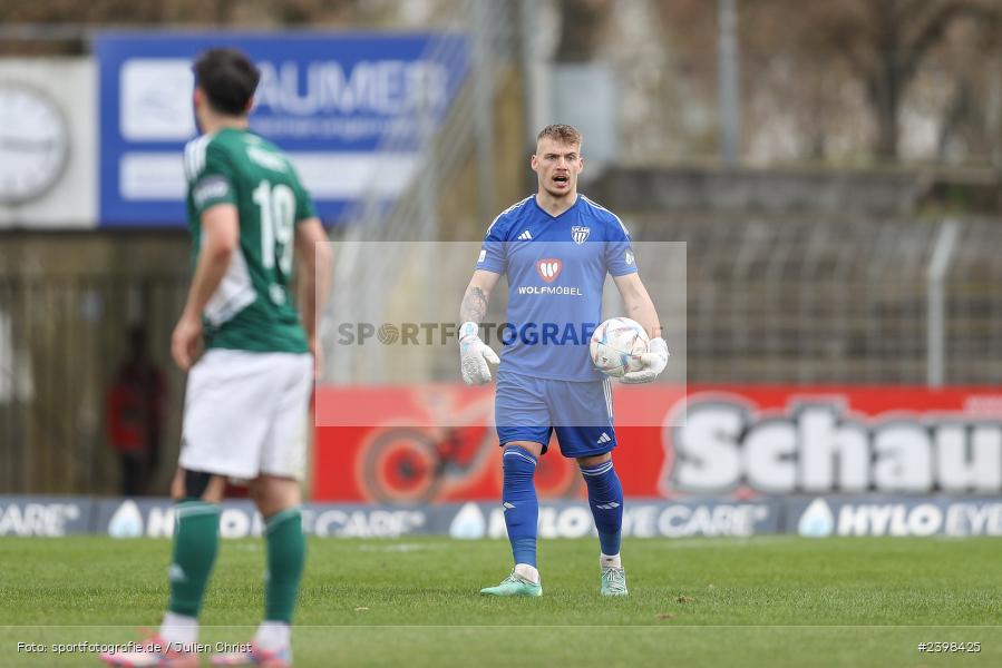 sport, action, Willy-Sachs-Stadion, Schweinfurt, Regionalliga Bayern, März 2024, Fussball, FCS, FCA, FC Augsburg II, BFV, 25. Spieltag, 16.03.2024, 1. FC Schweinfurt 1905 - Bild-ID: 2398425