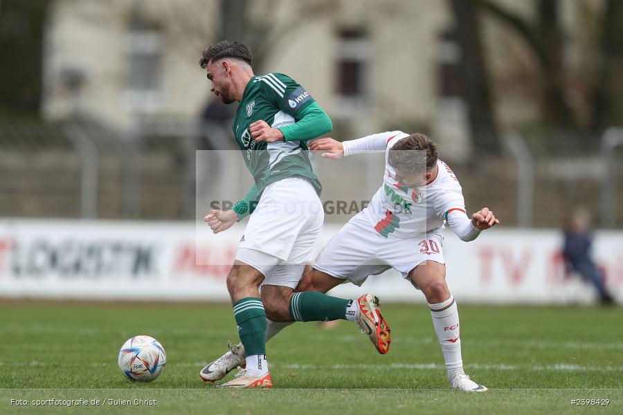 sport, action, Willy-Sachs-Stadion, Schweinfurt, Regionalliga Bayern, März 2024, Fussball, FCS, FCA, FC Augsburg II, BFV, 25. Spieltag, 16.03.2024, 1. FC Schweinfurt 1905 - Bild-ID: 2398429