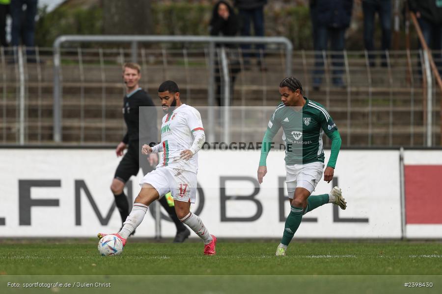 sport, action, Willy-Sachs-Stadion, Schweinfurt, Regionalliga Bayern, März 2024, Fussball, FCS, FCA, FC Augsburg II, BFV, 25. Spieltag, 16.03.2024, 1. FC Schweinfurt 1905 - Bild-ID: 2398430