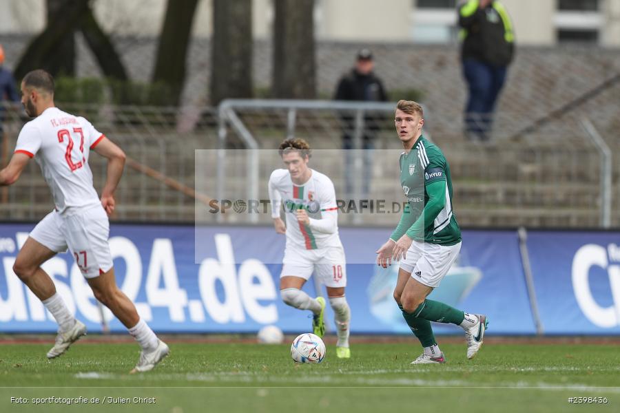 sport, action, Willy-Sachs-Stadion, Schweinfurt, Regionalliga Bayern, März 2024, Fussball, FCS, FCA, FC Augsburg II, BFV, 25. Spieltag, 16.03.2024, 1. FC Schweinfurt 1905 - Bild-ID: 2398436
