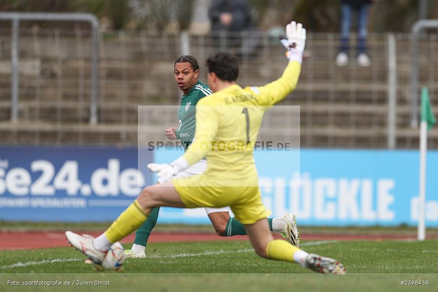 sport, action, Willy-Sachs-Stadion, Schweinfurt, Regionalliga Bayern, März 2024, Fussball, FCS, FCA, FC Augsburg II, BFV, 25. Spieltag, 16.03.2024, 1. FC Schweinfurt 1905 - Bild-ID: 2398438