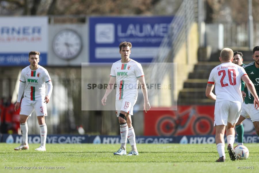 sport, action, Willy-Sachs-Stadion, Schweinfurt, Regionalliga Bayern, März 2024, Fussball, FCS, FCA, FC Augsburg II, BFV, 25. Spieltag, 16.03.2024, 1. FC Schweinfurt 1905 - Bild-ID: 2398453