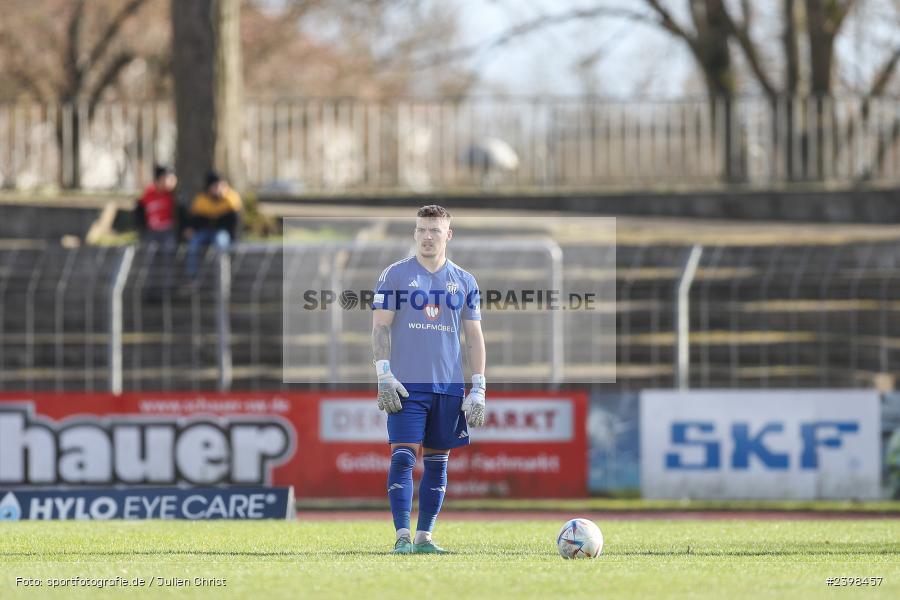 sport, action, Willy-Sachs-Stadion, Schweinfurt, Regionalliga Bayern, März 2024, Fussball, FCS, FCA, FC Augsburg II, BFV, 25. Spieltag, 16.03.2024, 1. FC Schweinfurt 1905 - Bild-ID: 2398457
