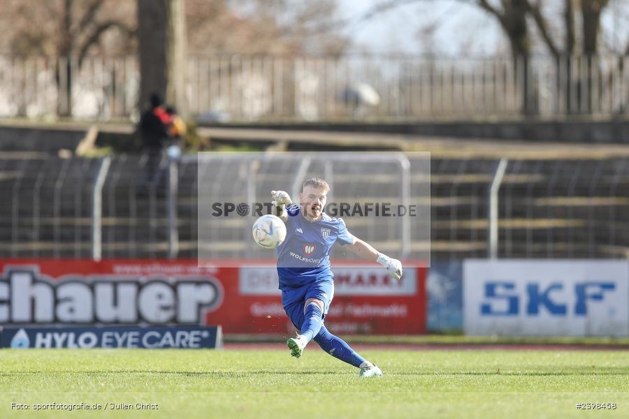 sport, action, Willy-Sachs-Stadion, Schweinfurt, Regionalliga Bayern, März 2024, Fussball, FCS, FCA, FC Augsburg II, BFV, 25. Spieltag, 16.03.2024, 1. FC Schweinfurt 1905 - Bild-ID: 2398458