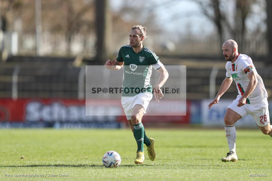 sport, action, Willy-Sachs-Stadion, Schweinfurt, Regionalliga Bayern, März 2024, Fussball, FCS, FCA, FC Augsburg II, BFV, 25. Spieltag, 16.03.2024, 1. FC Schweinfurt 1905 - Bild-ID: 2398463