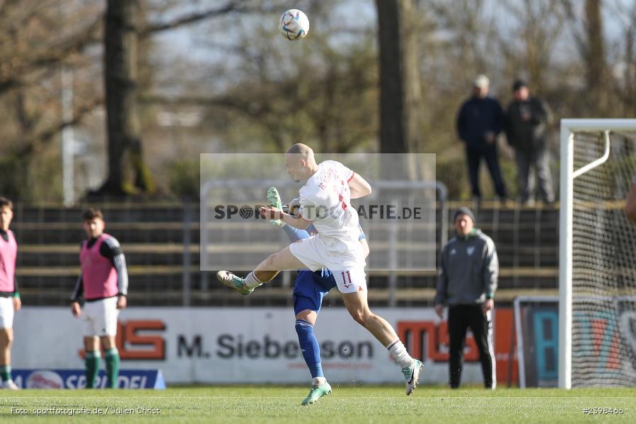 sport, action, Willy-Sachs-Stadion, Schweinfurt, Regionalliga Bayern, März 2024, Fussball, FCS, FCA, FC Augsburg II, BFV, 25. Spieltag, 16.03.2024, 1. FC Schweinfurt 1905 - Bild-ID: 2398466
