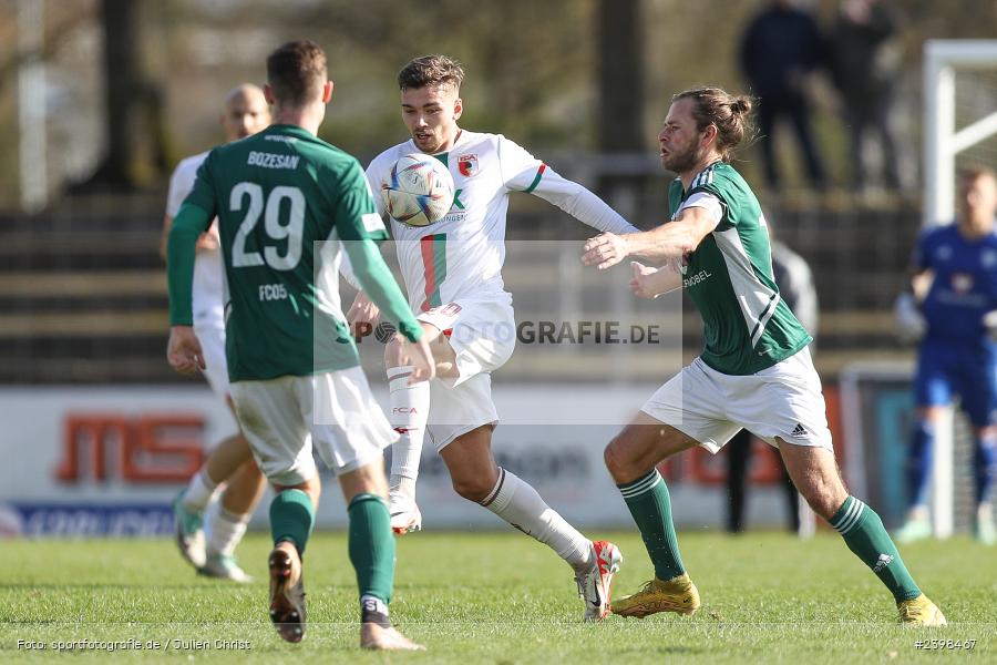 sport, action, Willy-Sachs-Stadion, Schweinfurt, Regionalliga Bayern, März 2024, Fussball, FCS, FCA, FC Augsburg II, BFV, 25. Spieltag, 16.03.2024, 1. FC Schweinfurt 1905 - Bild-ID: 2398467