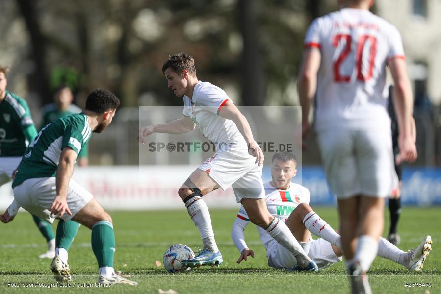 sport, action, Willy-Sachs-Stadion, Schweinfurt, Regionalliga Bayern, März 2024, Fussball, FCS, FCA, FC Augsburg II, BFV, 25. Spieltag, 16.03.2024, 1. FC Schweinfurt 1905 - Bild-ID: 2398476