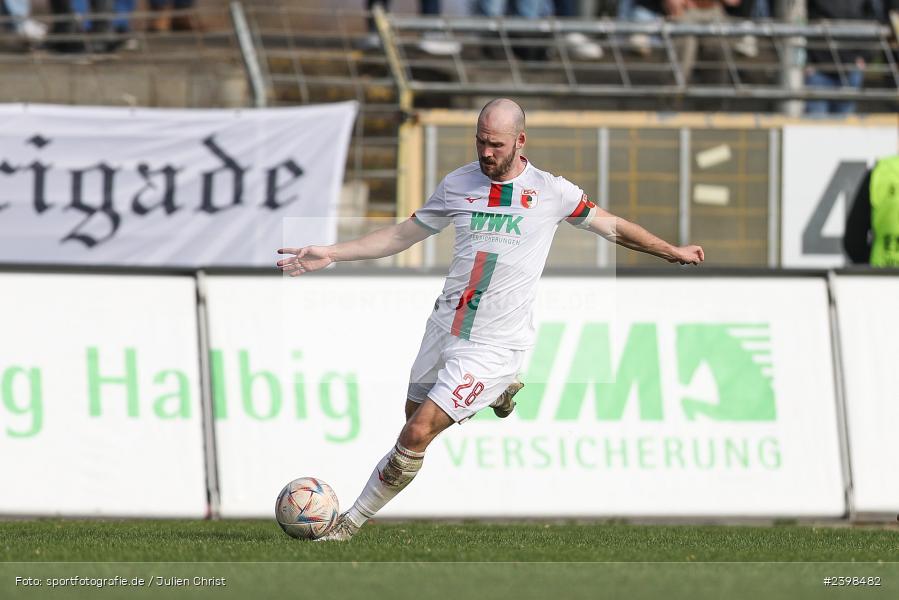 sport, action, Willy-Sachs-Stadion, Schweinfurt, Regionalliga Bayern, März 2024, Fussball, FCS, FCA, FC Augsburg II, BFV, 25. Spieltag, 16.03.2024, 1. FC Schweinfurt 1905 - Bild-ID: 2398482