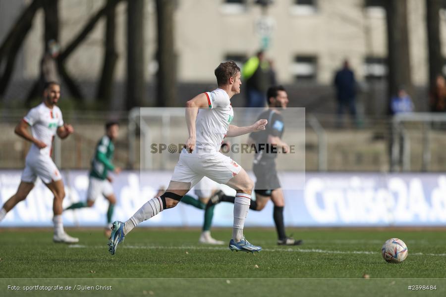 sport, action, Willy-Sachs-Stadion, Schweinfurt, Regionalliga Bayern, März 2024, Fussball, FCS, FCA, FC Augsburg II, BFV, 25. Spieltag, 16.03.2024, 1. FC Schweinfurt 1905 - Bild-ID: 2398484