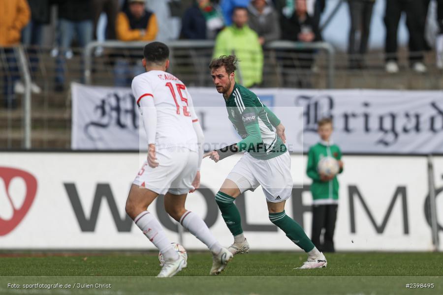 sport, action, Willy-Sachs-Stadion, Schweinfurt, Regionalliga Bayern, März 2024, Fussball, FCS, FCA, FC Augsburg II, BFV, 25. Spieltag, 16.03.2024, 1. FC Schweinfurt 1905 - Bild-ID: 2398495