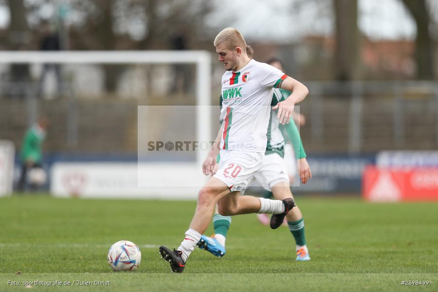 sport, action, Willy-Sachs-Stadion, Schweinfurt, Regionalliga Bayern, März 2024, Fussball, FCS, FCA, FC Augsburg II, BFV, 25. Spieltag, 16.03.2024, 1. FC Schweinfurt 1905 - Bild-ID: 2398499